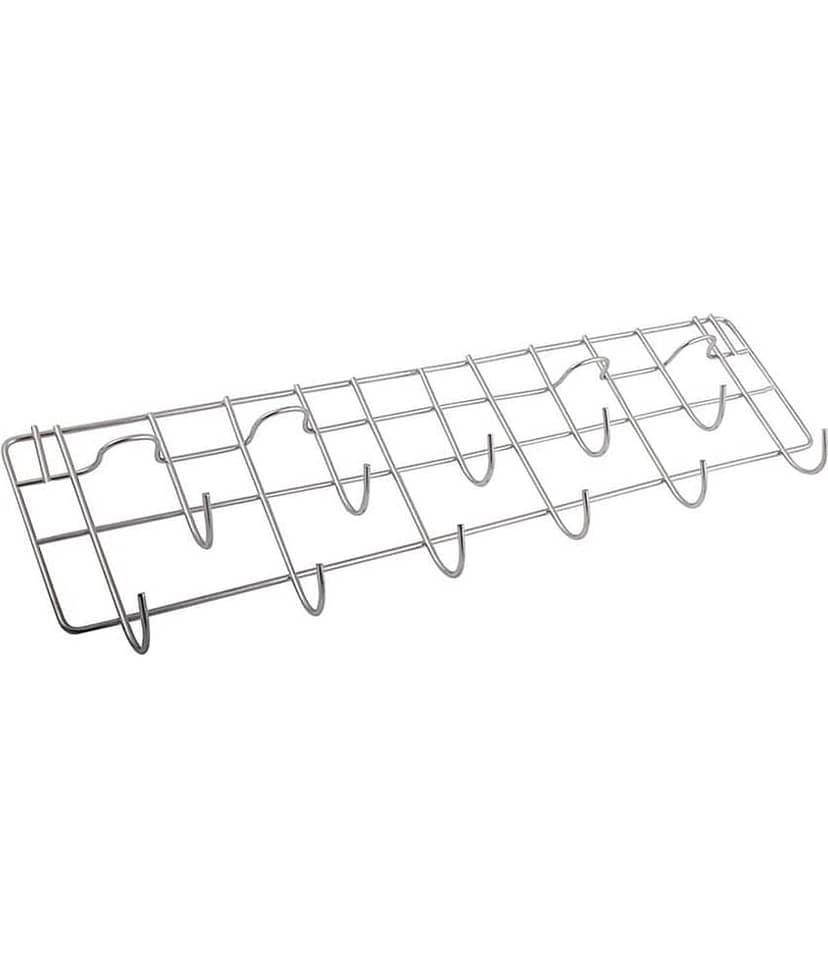 JISUN Stainless Steel Plate Stand / Dish Rack Steel & Chakla Belan Stand & Ladle Hook Rail / Wall Mounted Ladle Stand For Kitchen view 2