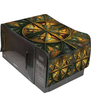 Aazeem Single Polyester Multi Microwave Oven Cover - 20-22L