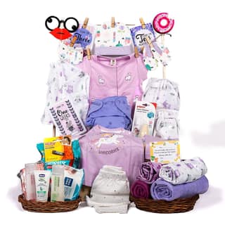 The Baby First Box Newborn Baby Essential Kit - 21 Items(0-3 Months)| Newborn Baby Gifts |Baby Shower Gift | Summer Kit (Exclusive Gift Box) (Girls)