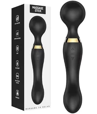Skindora Personal Massager for Pain Relief | Full Body Electric Massager With 10 Vibration Speeds & Patterns | USB Rechargeable Handheld Massager | Waterproof, Medical Grade Silicone (Assorted Colors)