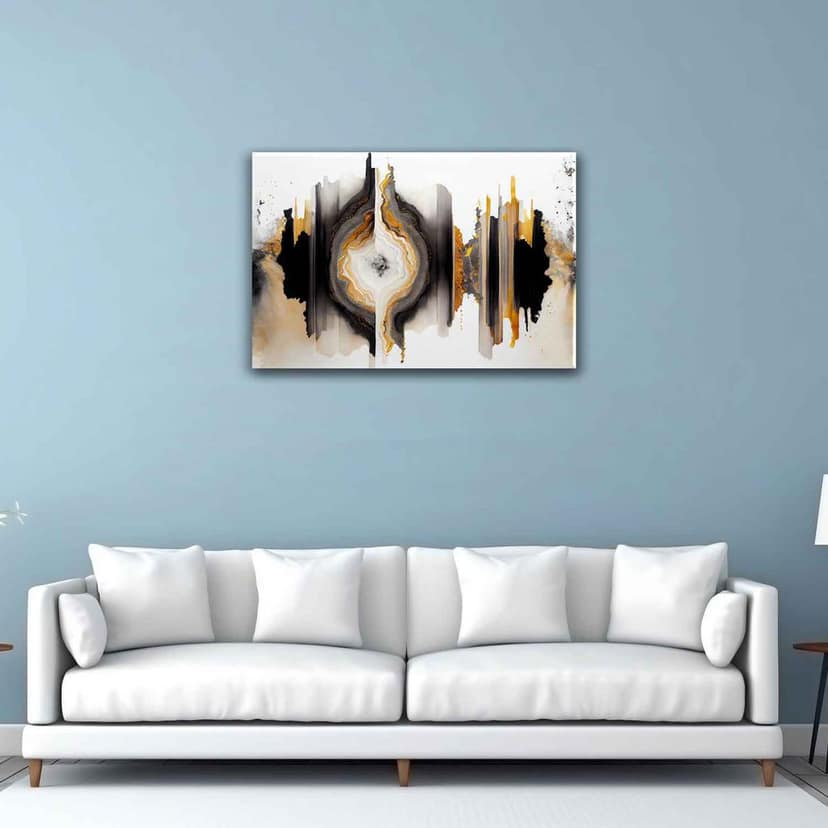 DARKNESS REFLECTION 24in X 16in WITH BLACK FRAME