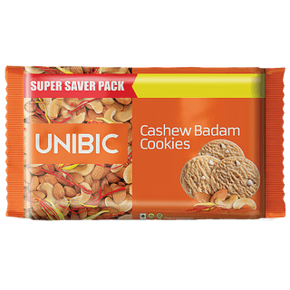 UNIBIC Cashew Badam Cookies, 100 g (Pack of 5)
