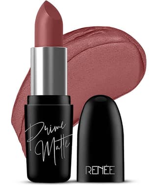 RENEE Prime Matte Lipstick Rustic Red, Long-Lasting, Creamy, Non-Drying,(Rustic Red,4.5g)