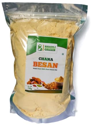 "Bisauli Green Chana Besan - 1 Kg"
