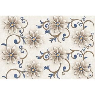 Orientbell Wall Tiles ODH Cosmos Flower Brown HL 6 Pcs
