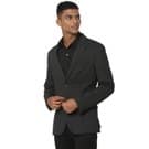 Mufti Black Solid Slim Fit Blazer view 2