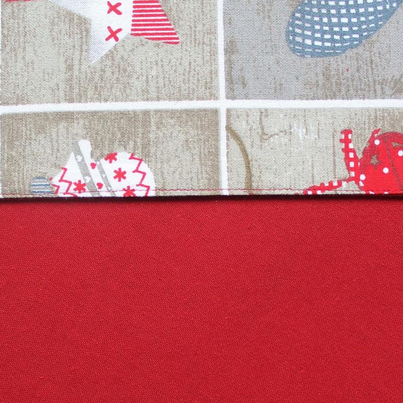 Airwill, Cotton Printed Pattern Table Runner 30x152cm (Red,Brown) - Pack of 1 view 2
