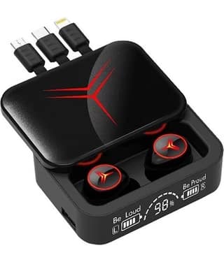 Life Like TWS With Slider Box Bluetooth Bluetooth Earphone In Ear Auto pairing Black