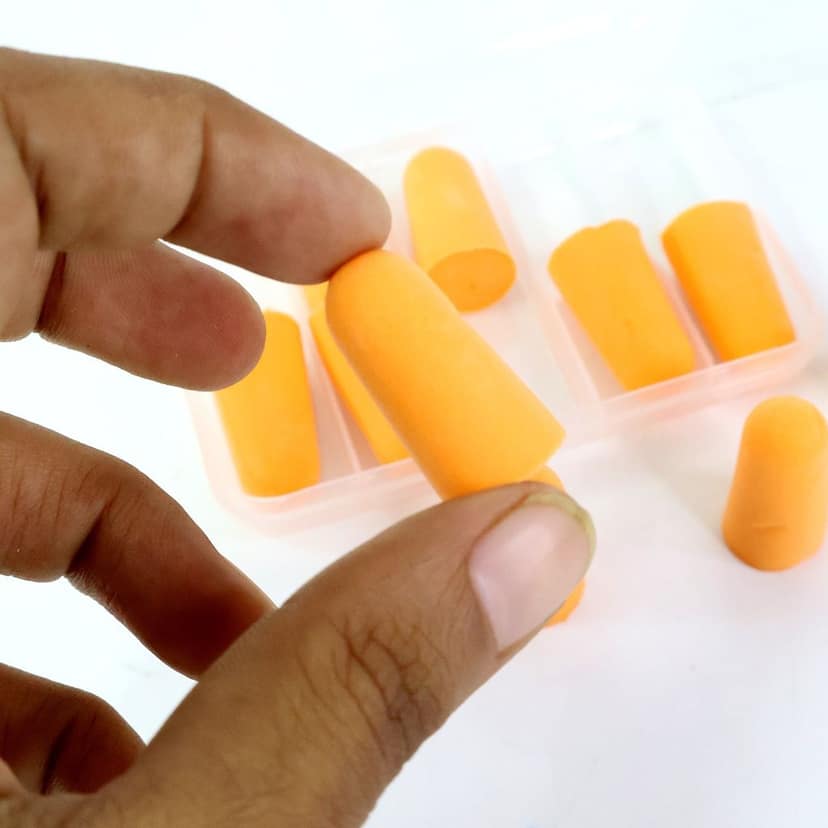 Foam Ear Plugs with Portable Storage Box (5 Pairs) view 4