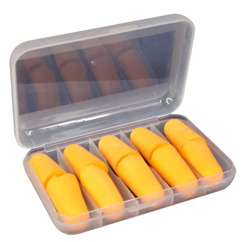 Foam Ear Plugs with Portable Storage Box (5 Pairs) view 5