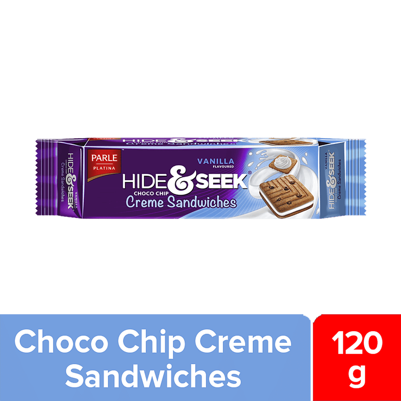 Parle Hide & Seek - Vanilla Creme, 120 G