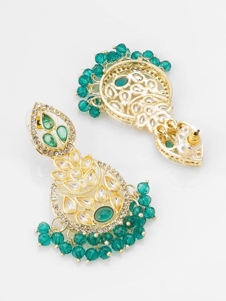 Morison Golden Geometric Drop Earrings Contemporary Chic view 3