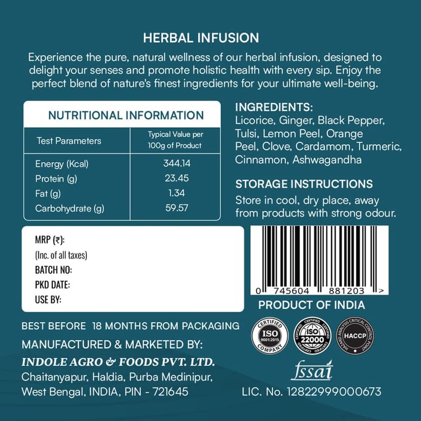 TEADAAN Herbal Infusion - 15 Pyramid Tea Bags - Natural Herbal Blend to Boost Immunity, Support Healing & Recovery | Good for Daily Wellness view 4