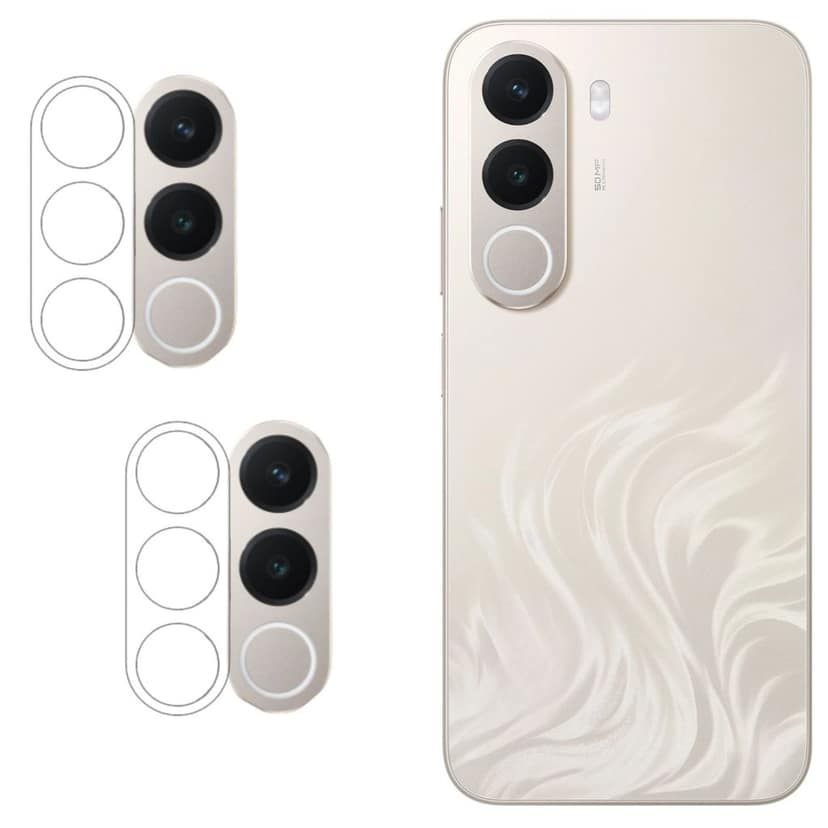 ISAAK Back Camera Lens Protector compatible for Realme C100x (Pack of 2)