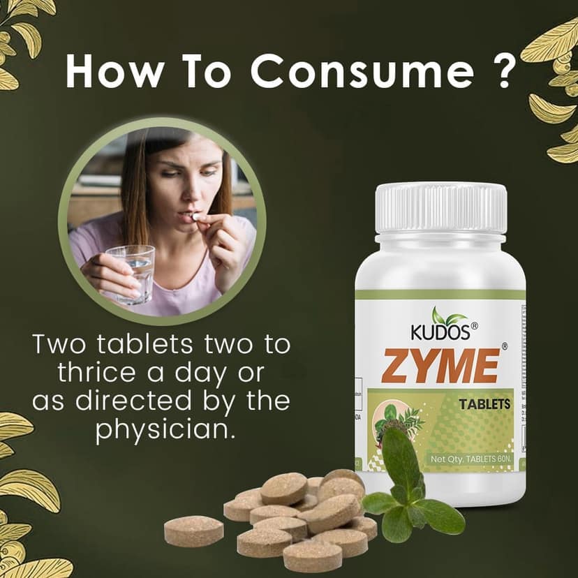 Kudos Zyme Tablets | 100 Tablets view 5