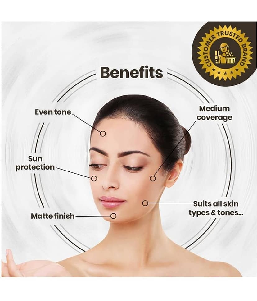 TNW - The Natural Wash Medium Coverage Bb Cream For All Skin Tone & No Makeup Look With Spf 30, 30G view 2
