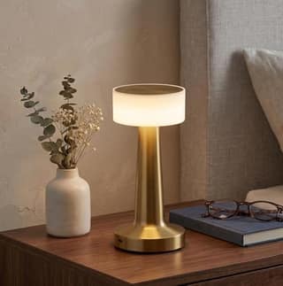 2000mAh Battery | Home Decor, Lamp, Lamps for Bedroom and Living Room, Stepless Dimming, 3 Colour Touch Control,