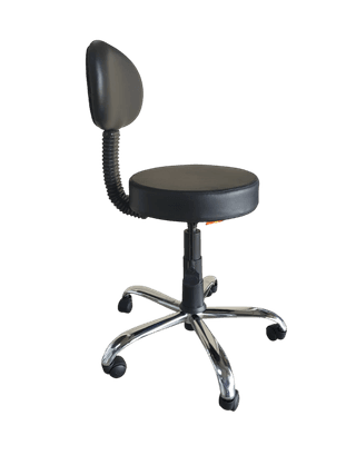 Kantva Ergonomic Revolving Office Stool Chair with Adjustable Height and Wheels