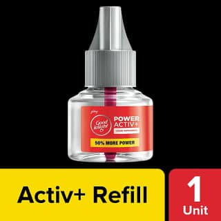 Good Knight Power Activ+ Liquid Vapourizer, Mosquito Repellent Refill, 45Ml
