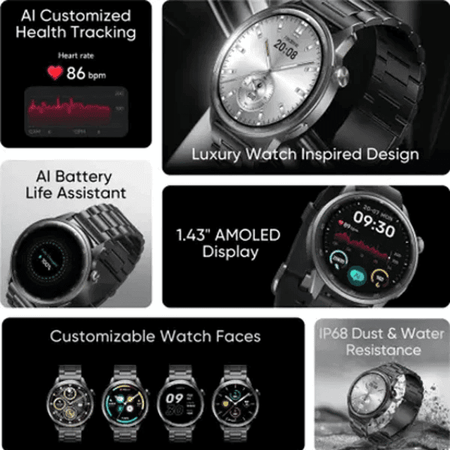 Realme Watch S2 1.43″ AMOLED Display view 6
