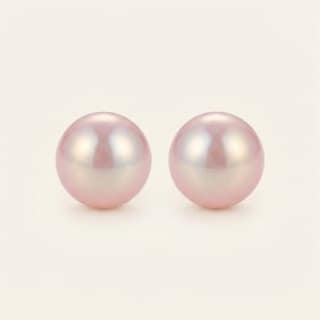Pearl Button Studs - Blush Pink Pearl | Gold-Tone Anti-Tarnish Imitation Jewellery