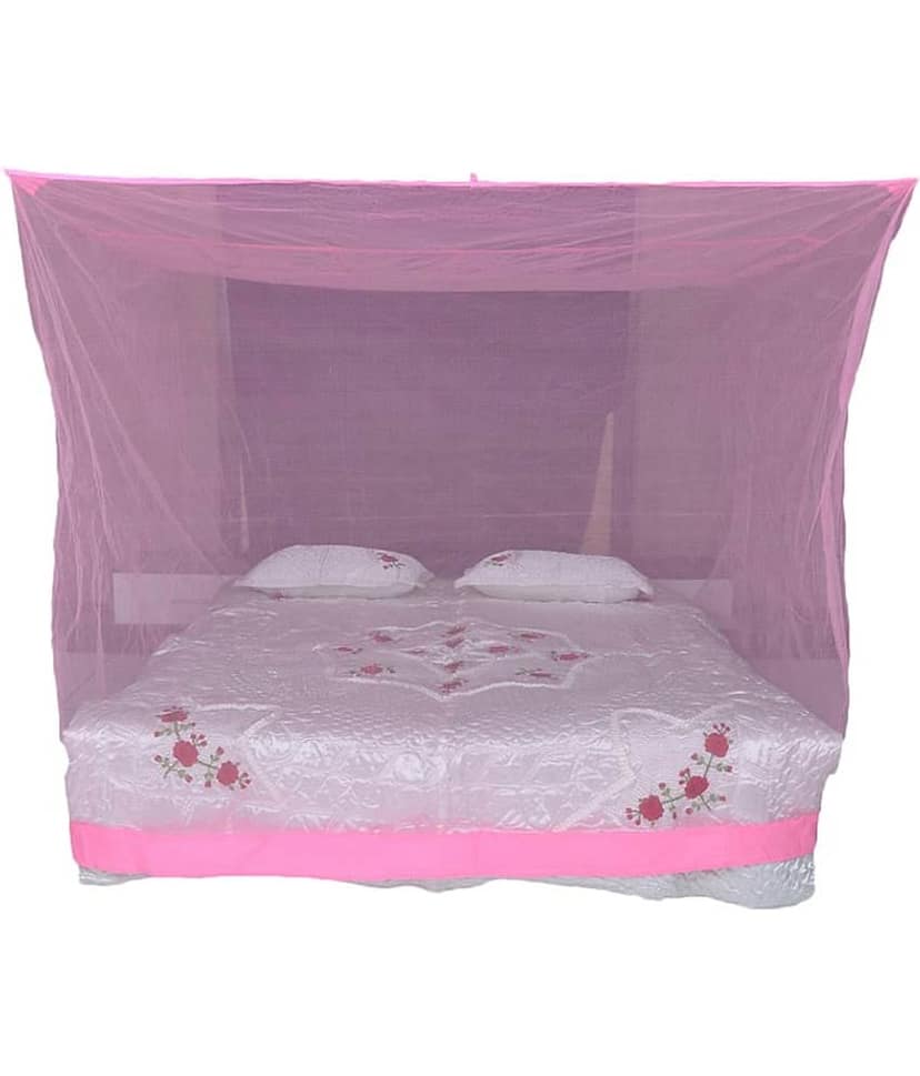 Riddhi Mosquito Net, Machardani Double Nylon Plain Hanging Mosquito Net, Machardani
