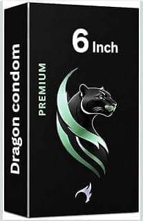 infinity love Dragon Condoms for Men, Extra Large Size, Ultra Soft, Long Lasting 6 inch