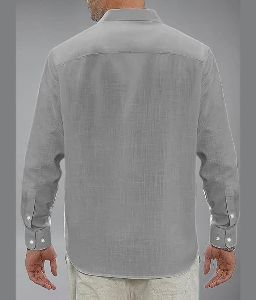 Vida Loca Cotton Blend Slim Fit Solids Full Sleeves Men's Casual Shirt - Mehandi ( Pack of 1 ) view 2