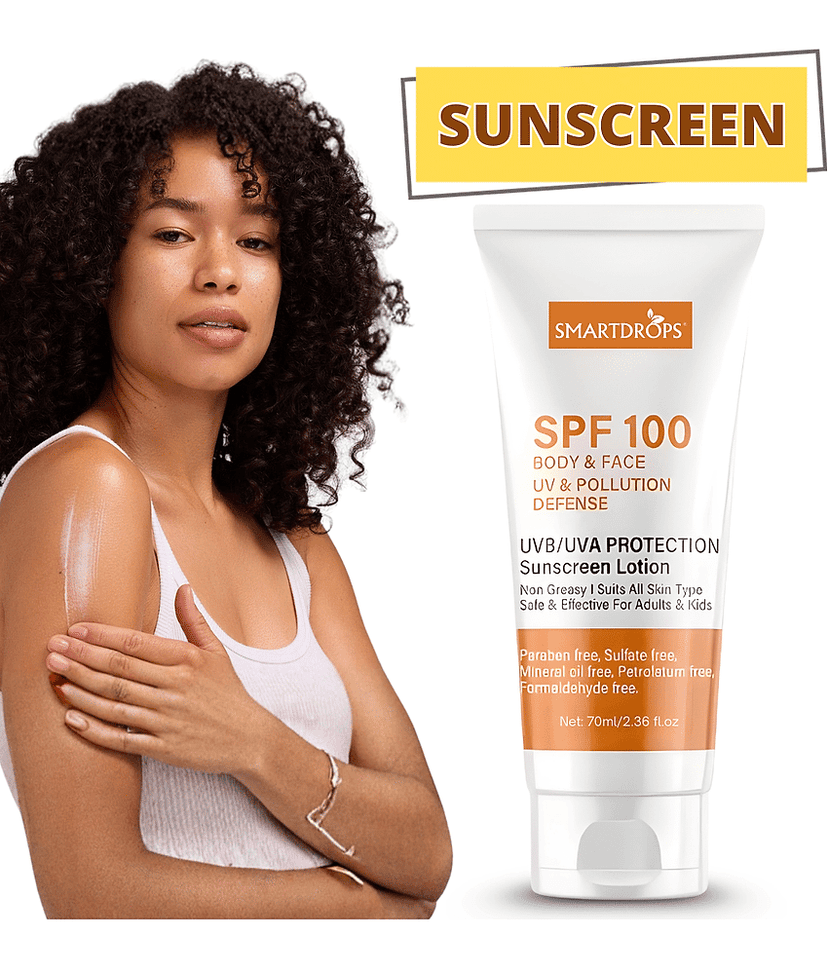 Smartdrops SPF 100 Sunscreen Lotion For All Skin Type ( Pack of 1 )