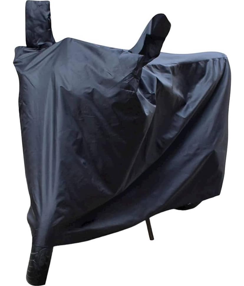 AutoRetail - Black Dust Proof Two Wheeler Polyster Cover With (Mirror Pocket) for Dio ( Pack of 1 ) view 2