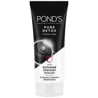 Pond's Pure Detox Anti-Pollution Purity Face Wash With Activated Charcoal, 100 gm