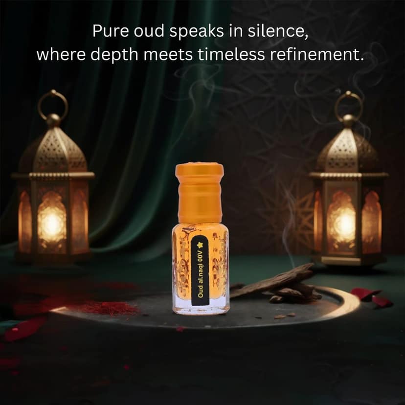 alnaqi fragrances Oud Alnaqi 00V - Original Attar, Alcohol Free Pure Oudh Attar, Long Lasting Best Perfume for Men, Premium Luxury-Travel-Ittar view 5