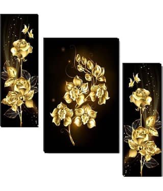 SNDArt - Flower Pots Wall Painting For Living Room Gift Items 12 x18 inch