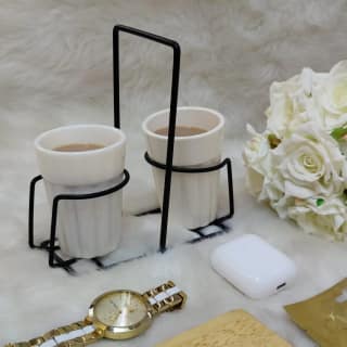 Stallion Barware Multicolour Cutting Chai Set Of 2