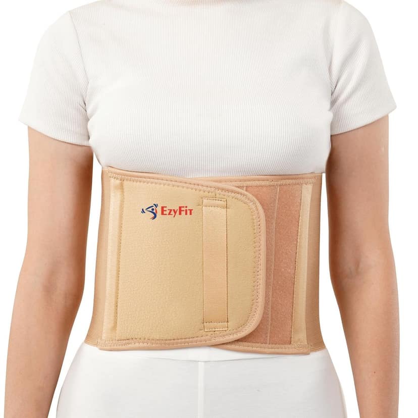 EZYFIT Abdominal Binder, Ideal For Slimming Waist, Lower Back Pain Relief, After Delivery For Tummy Reduction Belt For Men And Women