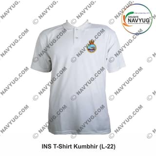 ArmyNavyAir INS Kumbhir T-Shirt (XL) | Premium Defence Gear | Casual & Institutional Wear