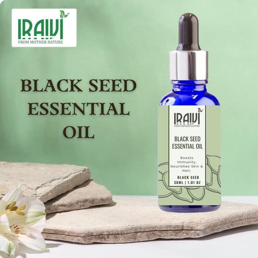 Iraivi Premium Black Seed Essential Oil | Pure & Natural by Iraivi Organics