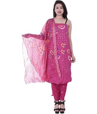 Apratim Women Cotton A-line Dress ( Multi Color )