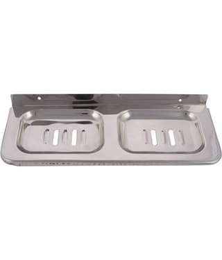 Shruti Silver Stainless Steel Soap Case 1