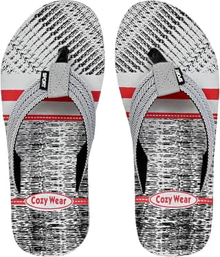 Cozy Wear - Gray Men's Thong Flip Flop