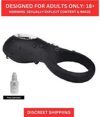 Naughty Nights High Demand Women's Pleasure USB Charging Vibrating Erection Ring for Sensational Solo Play and Intense Masturbation