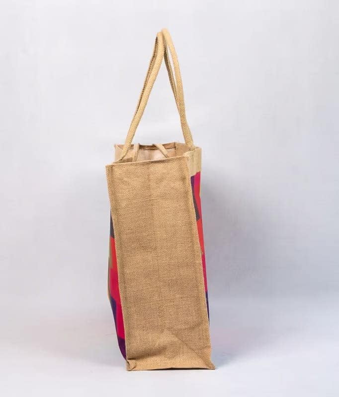 MultiColour Jute Bag view 3