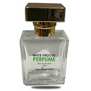 Saanvi Perfumers White Firdous Perfume Spray Long Lasting Fragrance Eau de Parfum - 50 ml (For Men Women)
