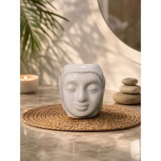 Ceramic Buddha Head Planter