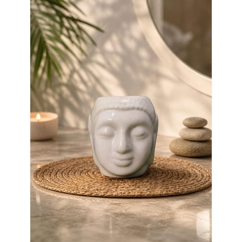 Ceramic Buddha Head Planter