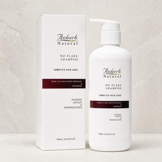 Anherb Natural No Flake Shampoo, Lemon, Tea Tree, Rosemary, Neem Blend - 300ml