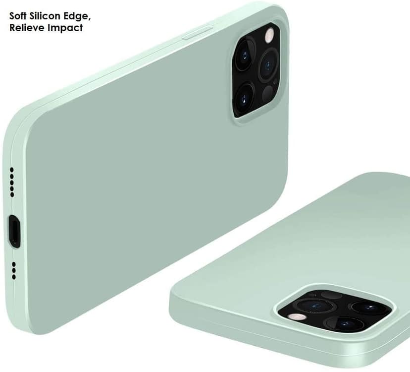 Memumi Shockproof Liquid Silicone Back Cover for Apple iPhone 15 Pro (6.1")-Green view 6