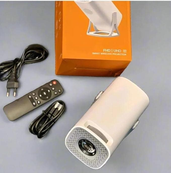 S40 HD Smart Portable Projector, 3500 Lumens, 180-Degree Projection Angle, Compact Design with Multiple Ports view 5