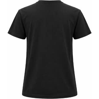 Men Solid Round Neck Pure Cotton Black T-Shir view 2