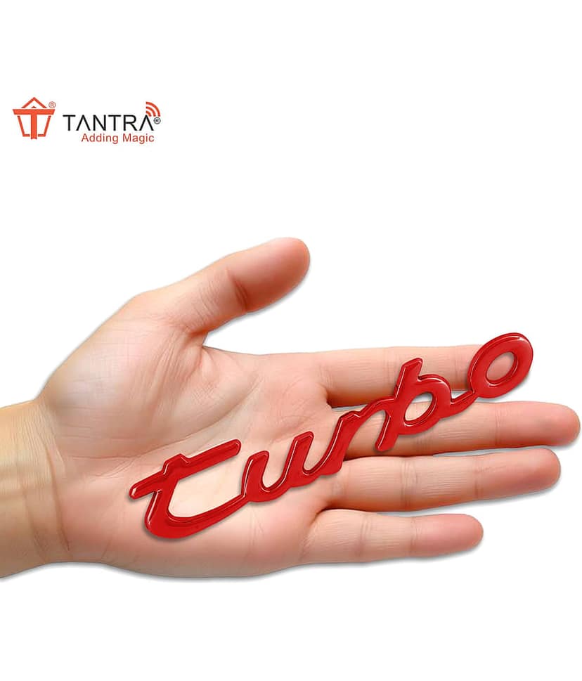 Tantra 3D Logo In Car Sticker